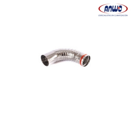CURVA 90° 80mm INOX